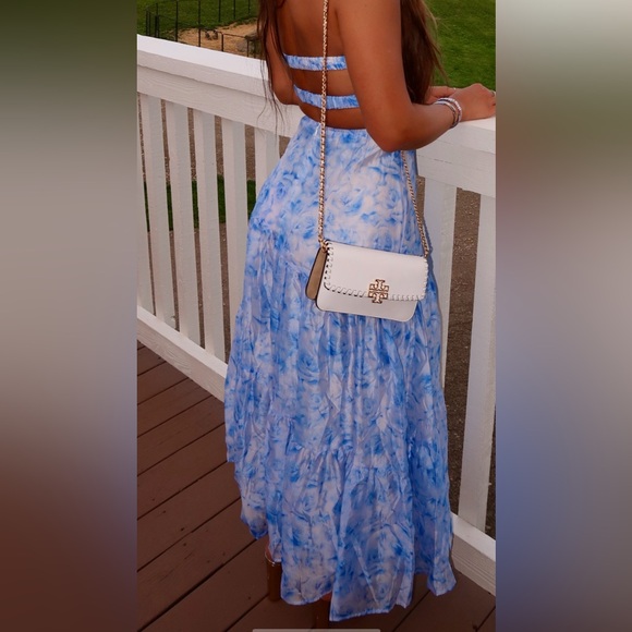 Hello Molly Dresses & Skirts - Hello Molly Blue and White Maxi Dress